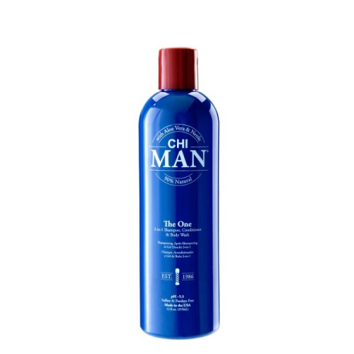 CHI Man 3-in-1 Shampoo, Conditioner, Body Wash 355ml